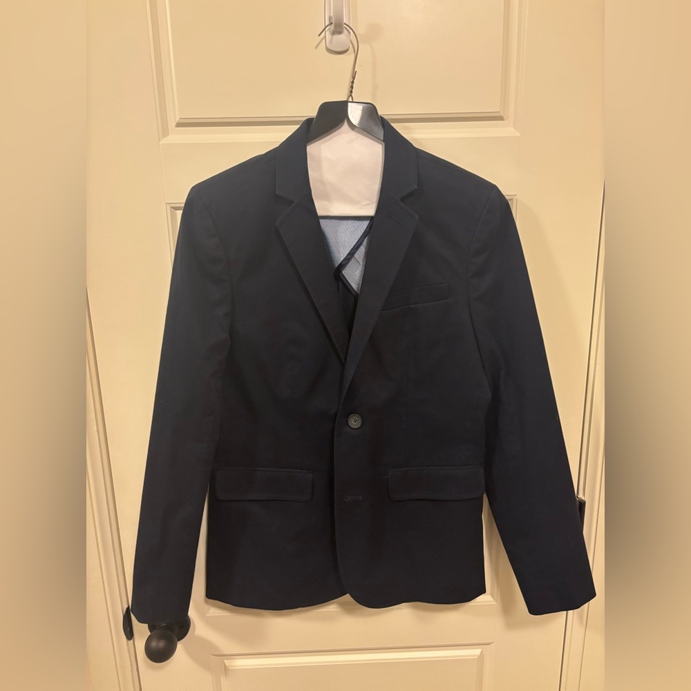 JCrew factory-Boys size 14 navy blue suit.